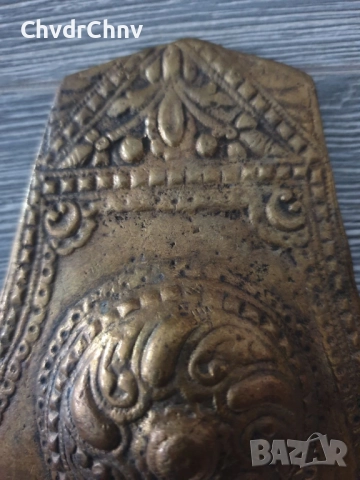 Българска бронзова пафта за колан/15см-270гр/пафти, снимка 3 - Антикварни и старинни предмети - 51567967