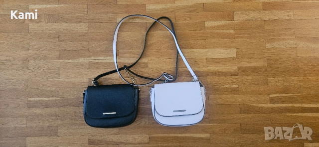 Две малки чанти, розова и черна, снимка 5 - Чанти - 53654336