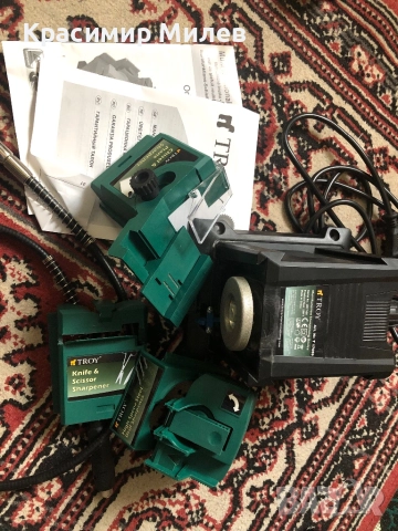 Станция за заточване на инструменти, 3 в 1, Трой, 17059, 65W, снимка 6 - Други машини и части - 52913187
