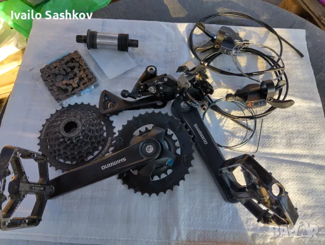 Групсет Shimano 2×8 скорости , снимка 1 - Части за велосипеди - 49363353