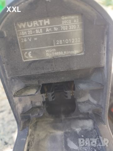 акумулаторен перфоратор wurth , bosch-24 v, снимка 5 - Други инструменти - 46756708