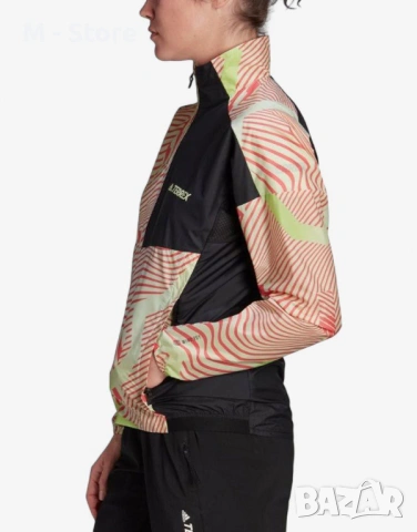 Дамско яке/ветровка ADIDAS Terrex Trail Print Windbreaker Multicolor, снимка 3 - Якета - 54191102
