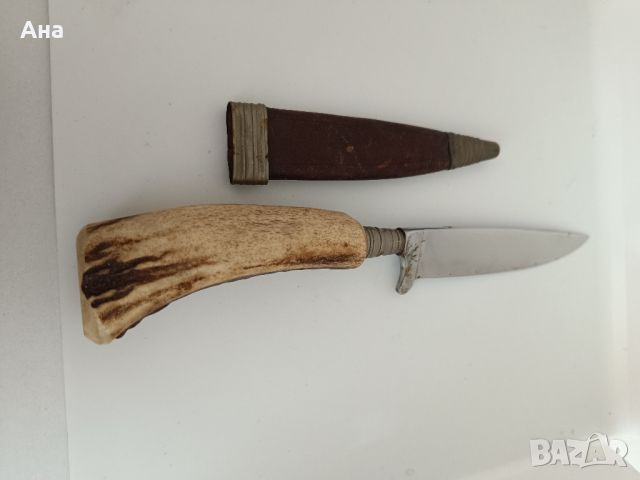 Ловен нож Solingen с оригиналният си калъф

, снимка 3 - Ловно оръжие - 46455800