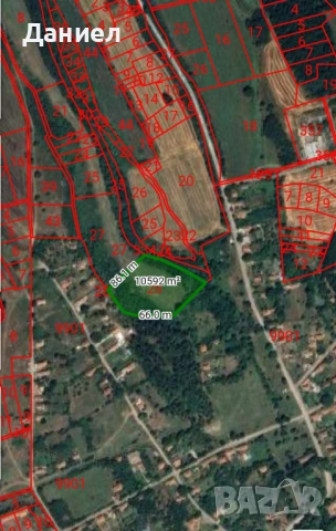 Земя / Парцел в село Малко Тръново 