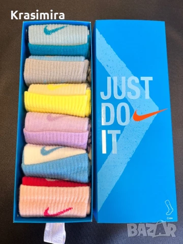 Nike чорапи – 6 чифта в подаръчна кутия! 🔥 Изрази стила си с този лимитиран комплект Nike Crew – 6 
