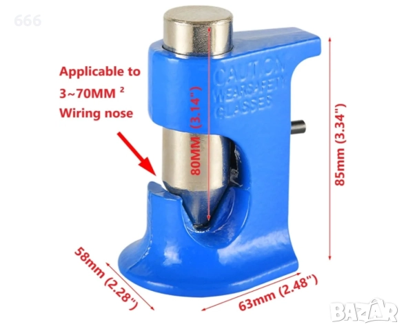 Инструмент за кримпване на клеми, снимка 4 - Други инструменти - 52908725