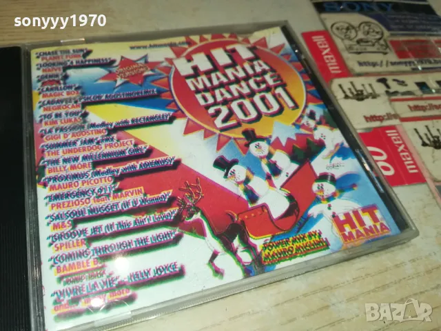 HIT MANIA DANCE 2001 CD 0205251538, снимка 6 - CD дискове - 50128382