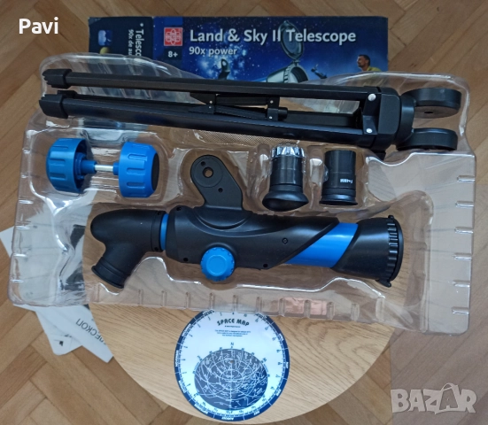 Телескоп 90-кратно увеличение , снимка 8 - Образователни игри - 52647522