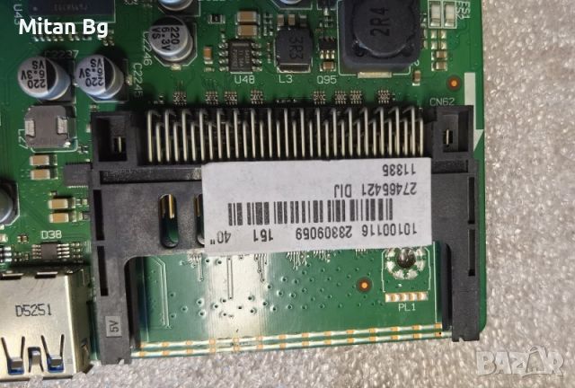 MAIN BOARD VESTEL 17MB100 23303959, снимка 2 - Части и Платки - 46052277