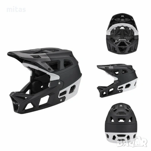 Кросова каска MARTAR, Full Face, Сертифицирана, Олекотена (690g), S/M, снимка 4 - Аксесоари за велосипеди - 53110321