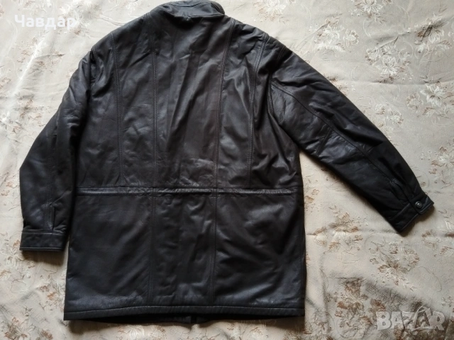 Мъжко кожено яке CANDA - размер XXL, снимка 3 - Якета - 53489147