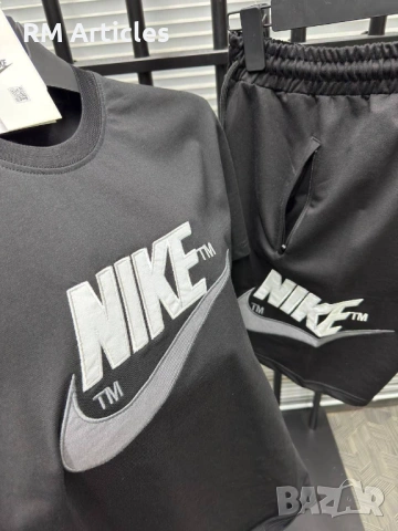 Спортен мъжки екип Nike Black 15004, снимка 2 - Спортни дрехи, екипи - 53899225