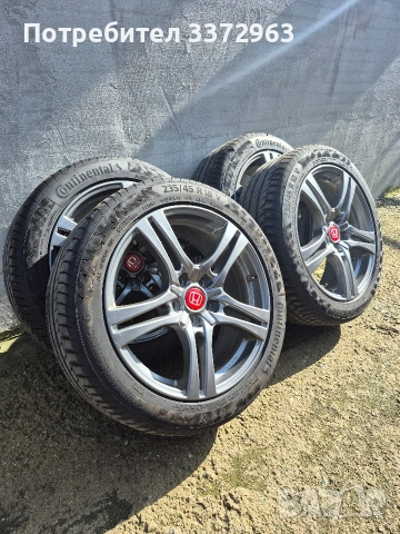 Алуминиеви Джанти за Хонда , снимка 3 - Гуми и джанти - 54170059