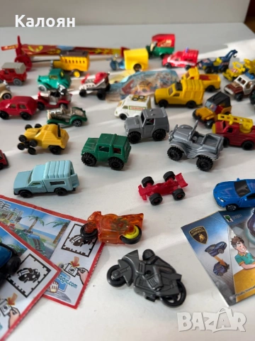 Kinder Surprise играчки лот колички, камиончета, мотори