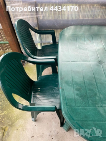 Спешно! Голям градински комплект: Маса + 4 стола (възможност за до 8 стола), снимка 3 - Градински мебели, декорация  - 53300842