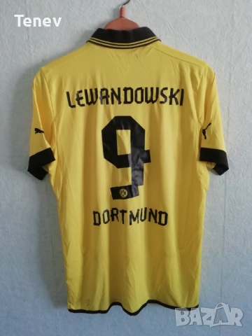 Borussia Dortmund Lewandowski Puma 2012/2013 оригинална тениска фланелка екип Борусия Левандовски 