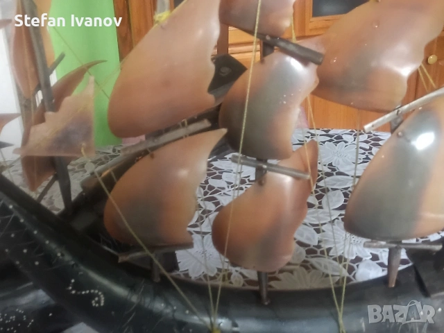 Кораби от рог, снимка 4 - Колекции - 54254472