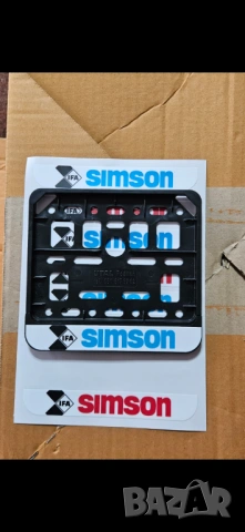 Стойка регистрационен номер симсон, снимка 2 - Аксесоари и консумативи - 53249679