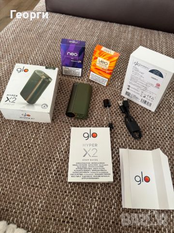 Glo Hyper X2 + iqos lil solid, снимка 2 - Електронни цигари - 46692303