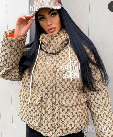GUCCI & The North Face дамско зимно яке висок клас реплика, снимка 6 - Якета - 52397249