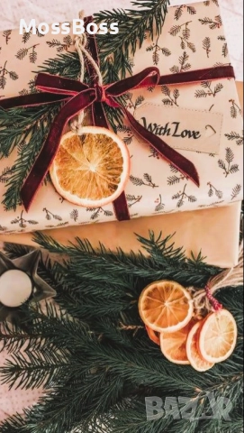 Декорация от сушени портокали, снимка 7 - Декорация за дома - 52537775