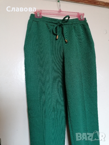 дамски зелен панталон на MANGO , снимка 4 - Панталони - 44955908
