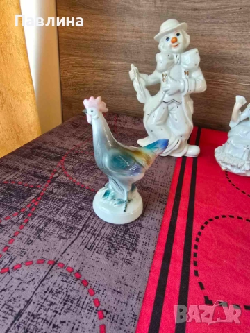 Порцеланова фигурка петле, снимка 3 - Фигурки - 51776038