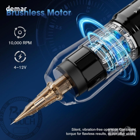 EZ P3 Pro Touch безжична машина за татуировки с голям сензорен екран, снимка 6 - Други - 51734982