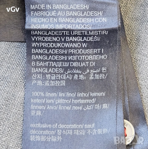 Мъжка ленена риза Tommy Hilfiger Linen - XL/XXL, снимка 6 - Ризи - 54165052