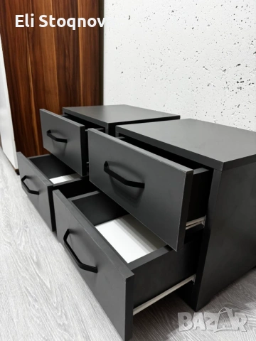 Нощни шкафчета комплект 2бр, снимка 3 - Шкафове - 53942307