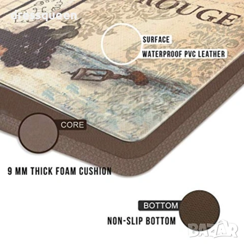 4576 Водоустойчива кухненска пътека – 10мм дебелина – Anti-fatigue, снимка 3 - Пътеки - 53815320