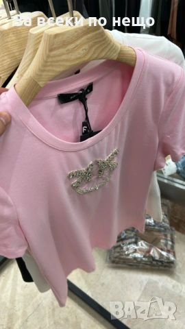 Pinko Дамска Тениска👚Дамска Блуза С Къс Ръкав Пинко - Различни Цветове Код E. Fashion-77