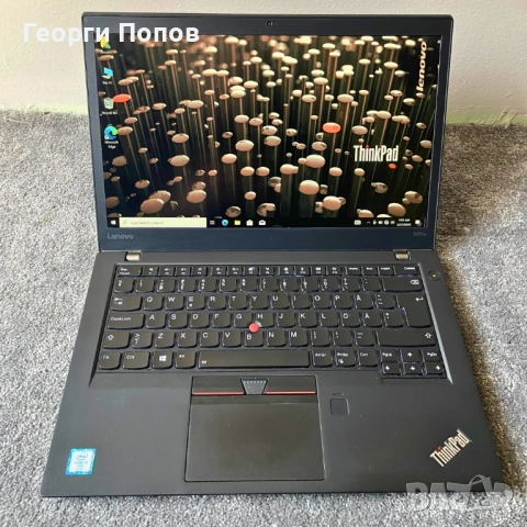 Lenovo ThinkPad T470s - 14'FHD, i5-6300u, 8GB RAM, 256GB NVMe PCIe SSD, снимка 8 - Лаптопи за работа - 53656143