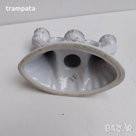 НАЙ ДОБРАТА ОФЕРТА Стар порцеланов свещник , снимка 8 - Други ценни предмети - 52616965