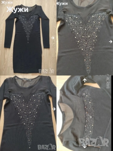 НАМАЛЕНИЕ 10% НА ВСИЧКО В ТАЗИ ОБЯВА!!! СТРАХОТНИ дамски рокли,S размер, снимка 6 - Рокли - 36355715