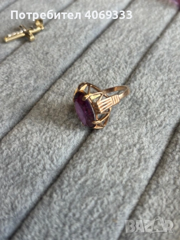 4.7 гр Уникат Руски златен пръстен 14к, снимка 7 - Пръстени - 54175529