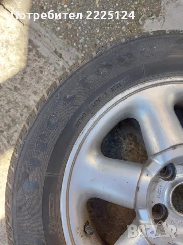 Продавам 4 броя оригинални  алуминиеви джанти с гуми 15 цола за Рено Сценик, снимка 5 - Гуми и джанти - 49402049