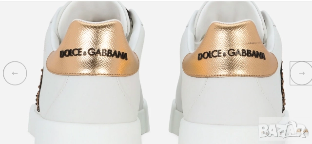 Dolce & Gabbana Portofino кожени маратонки / сникърси обувки  номер 41 .5-42, снимка 2 - Маратонки - 51926470