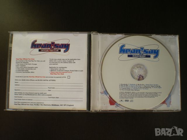 Hear'Say ‎– Everybody 2001 CD, Album, Special Edition, снимка 2 - CD дискове - 45082804