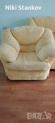 Холова гарнитура , снимка 11 - Дивани и мека мебел - 52501349