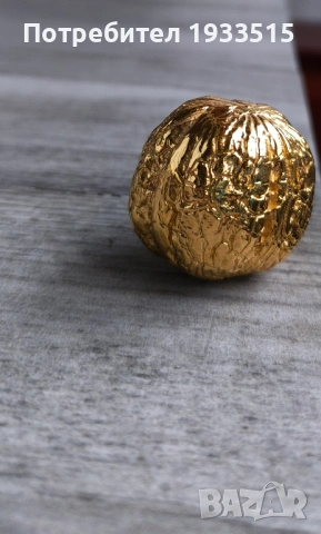 Орех с 24к златно покритие , снимка 2 - Други - 53596822