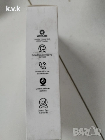 Детектор за откриване на скрити камери, GPS проследяващи устройства, снимка 5 - Друга електроника - 53371779