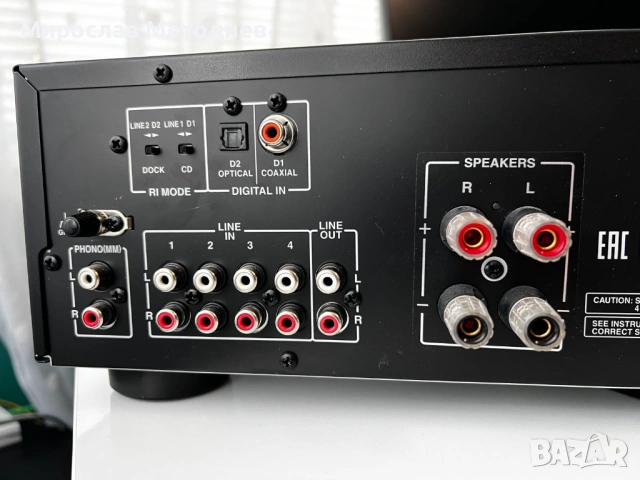 Onkyo A-9010 стерео усилвател – като нов, с дистанционно, снимка 5 - Ресийвъри, усилватели, смесителни пултове - 53864090