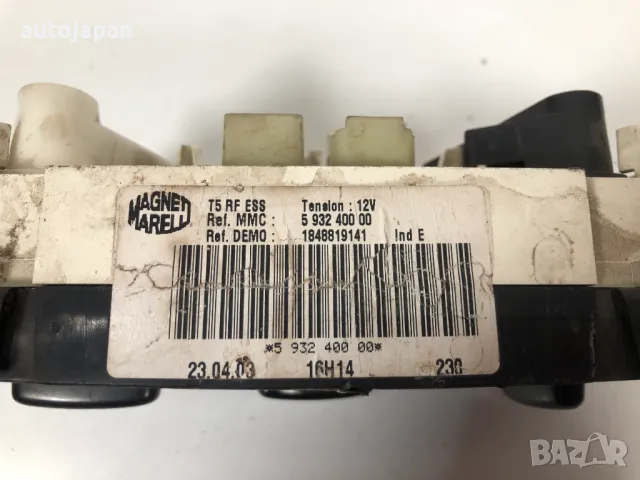 Управление климатик Peugeot 307 2003г 593240000, снимка 2 - Части - 49676325