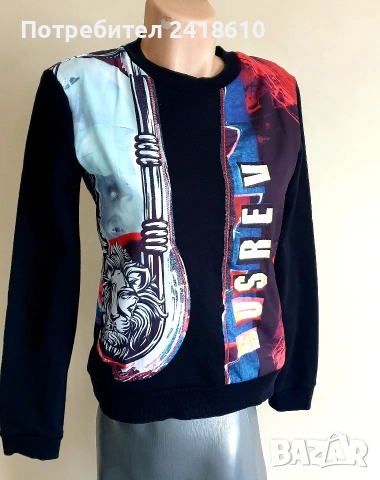 Versace VERSUS Gianni Versace Womens Cotton Size M / S ОРИГИНАЛ! Дамска блуза!, снимка 6 - Блузи с дълъг ръкав и пуловери - 53482474