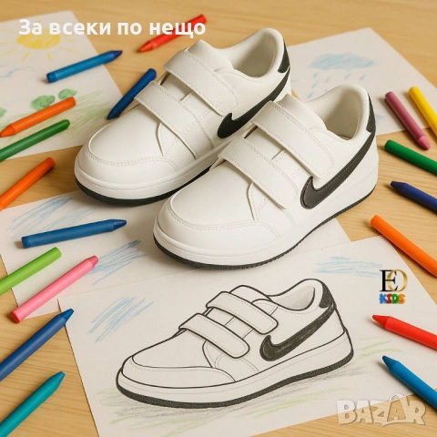 Nike Детски Маратонки👟Детски Спортни Обувки Найк - 2 Цвята Код SK9, снимка 3 - Детски обувки - 52461686