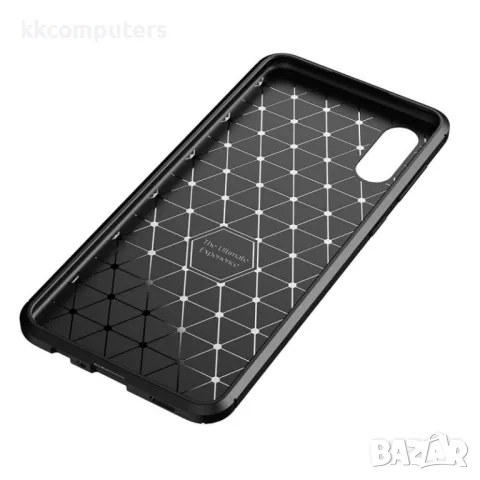 Samsung Galaxy A02 Удароустойчив Carbon Fiber Калъф и Протектор, снимка 7 - Калъфи, кейсове - 48614989