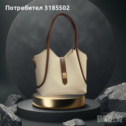 Стилна дамска чанта, еко  к., снимка 3 - Чанти - 51307508