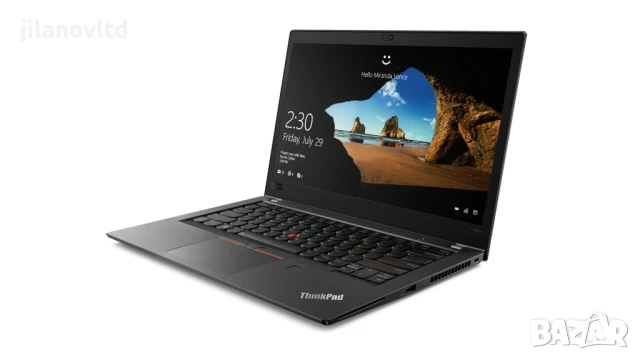 Лаптоп Lenovo ThinkPad T480s i7-8650U 16GB 512GB Тъчскрийн ГАРАНЦИЯ, снимка 2 - Лаптопи за работа - 51100391