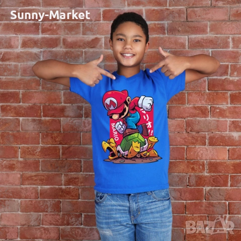 СУПЕР МАРИО дамски , детски и мъжки тениски и блузи , снимка 10 - Тениски - 53584433